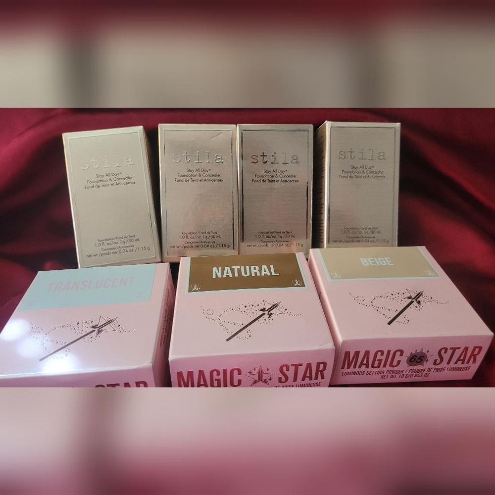 Stila Stay All Day Foundation/Concealer & Jeffree Star Setting Powder